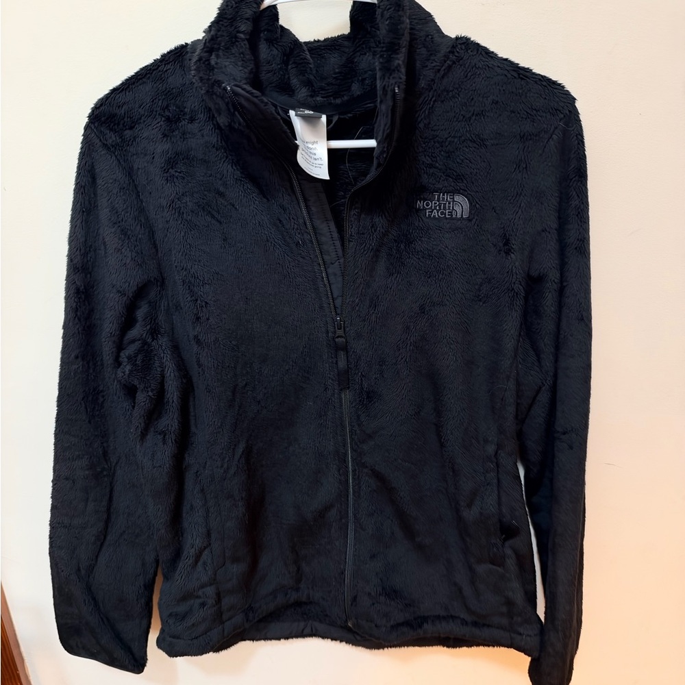 The North Face Black Plush Teddy Fleece Jacket